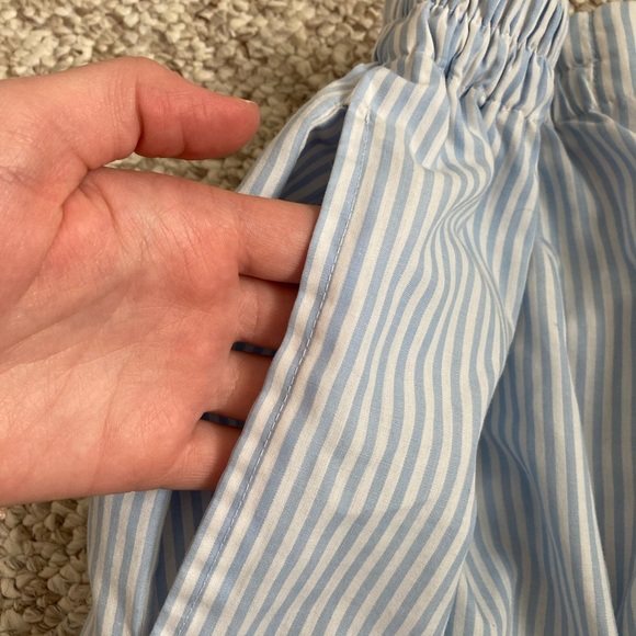 Striped Pyjama Wide Leg Pants - Picture 2 of 5